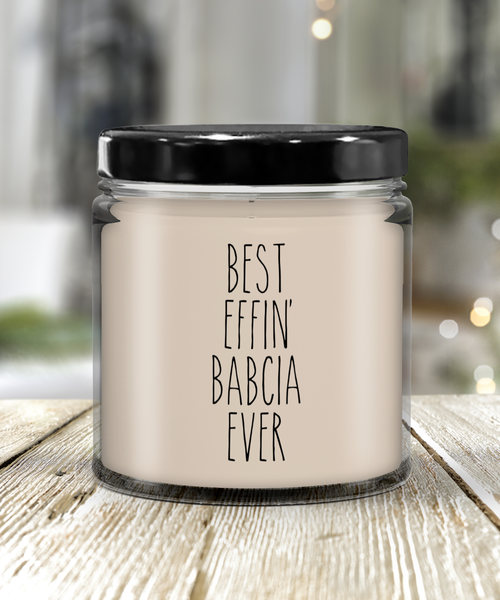 Polish Babcia Gifts, Babcia Candle, Babcia Gift, Gift From Grandkids, Best Effin Babcia Ever