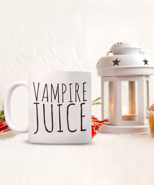 Vampire Mug, Vampire Gifts, Spooky Mug, Goth Mug, Vampire Juice, Coffee Cup