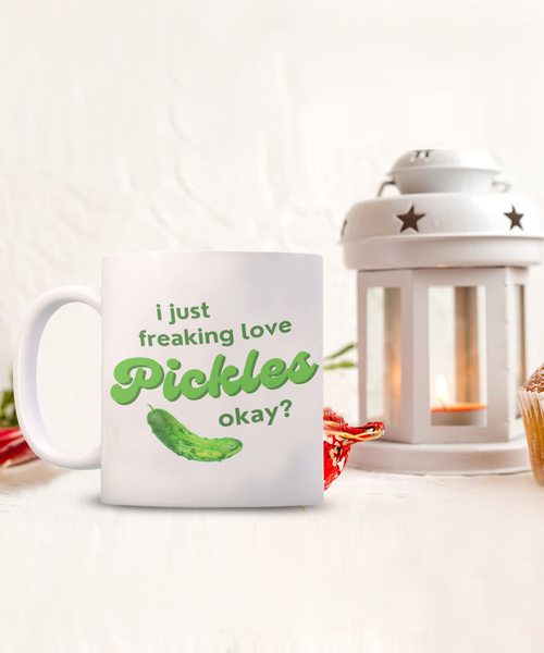 Pickle Mug, Funny Pickle Cup, Pickles, Pickle Gifts, Gift Exchange Idea