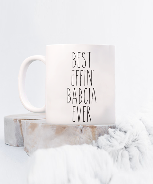 Polish Babcia Gifts, Babcia Mug, Babcia Gift, Gift From Grandkids, Best Effin Babcia Ever Coffee Cup