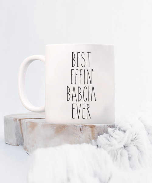 Polish Babcia Gifts, Babcia Mug, Babcia Gift, Gift From Grandkids, Best Effin Babcia Ever Coffee Cup