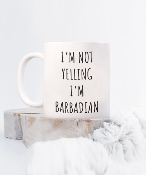 Barbados Mug I'm Not Yelling I'm Barbadian Coffee Cup Barbados Gift