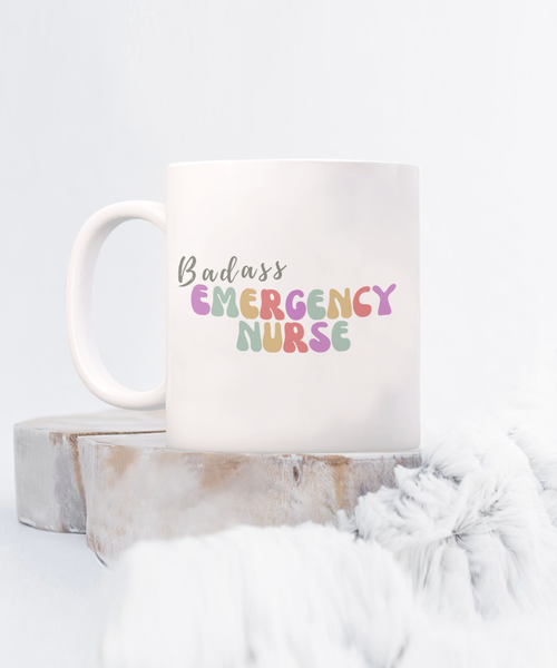 ER Nurse, Emergency Department, Emergency Nurse, ER Nurse Mug, Emergency Room, ED Nurse, Trauma Nurse, Nurse Coffee Cup