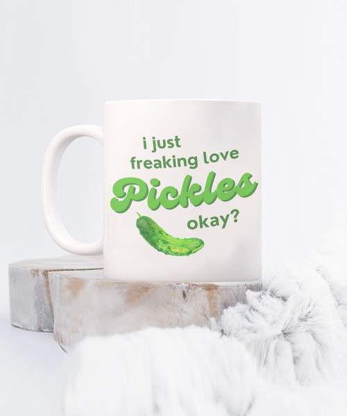 Pickle Mug, Funny Pickle Cup, Pickles, Pickle Gifts, Gift Exchange Idea