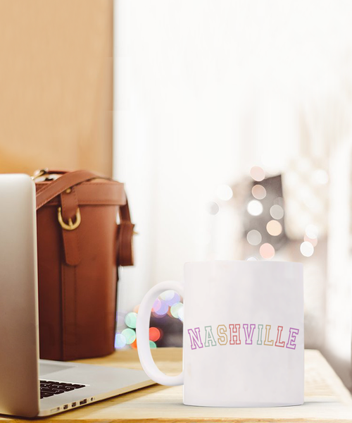 Nashville Mug, Nashville Gift, Nashville Coffee Cup, Nashville Decor, Nashville Girls Trip