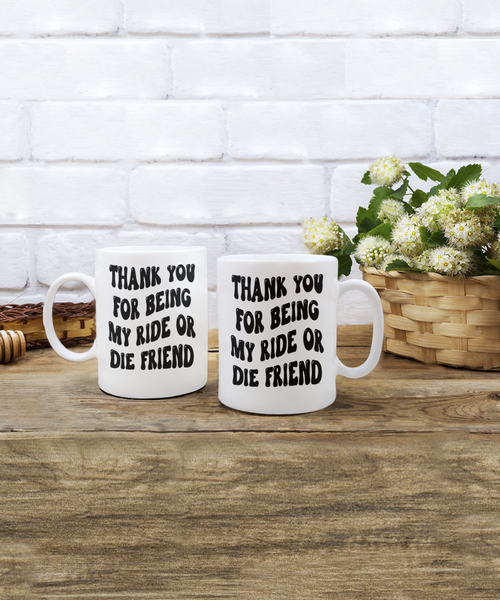 Ride Or Die Gift, Ride Or Die, Bestie Mug, Ride Or Die Friend, Ride Or Die Gifts, BFF Mug, Ride or Die Mug, Best Friends Mug, Friendship Mug