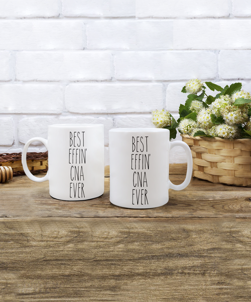 CNA Cup, CNA Mug, CNA Gifts, CNA Gift, Gifts for CNA, Best Effin CNA Ever Coffee Cup