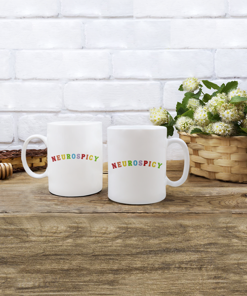 Neurodivergent, Neurospicy, Neurodiversity Mug, Autism Mug, Autism Acceptance, ADHD Mug, Autism Month, Coffee Cup