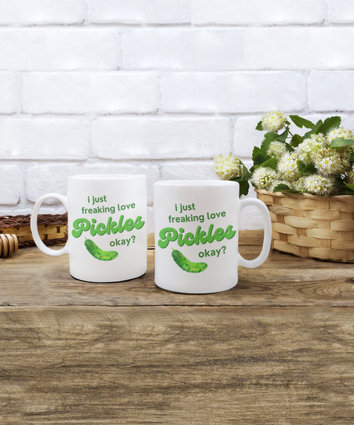 Pickle Mug, Funny Pickle Cup, Pickles, Pickle Gifts, Gift Exchange Idea