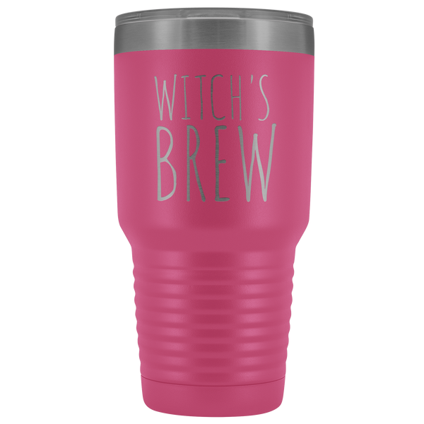 Witch's Brew Tumbler Funny Fall Halloween Gifts for Friends Metal Mug Insulated Hot Cold Travel Coffee Cup 30oz BPA Free