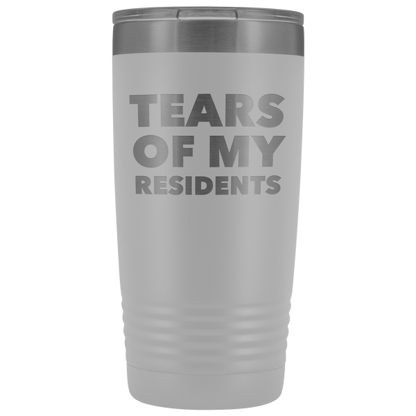 Tears of My Residents Tumbler Doctor Mug Metal Insulated Hot Cold Travel Coffee Cup 20oz BPA Free