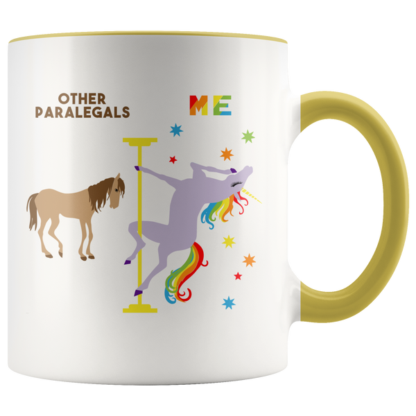 Paralegal Mug Funny Paralegal Gift Paralegal Thank You Graduation Birthday Gift Coffee Cup Pole Dancing Unicorn